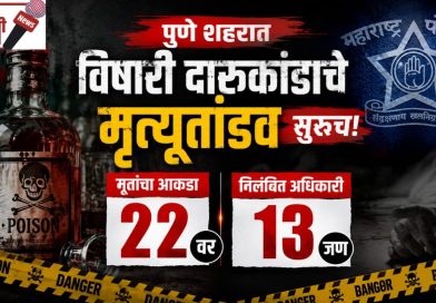 विषारी दारूकांडाचे मृत्युतांडव सुरूच! मृतांचा आकडा २२ वर; १३ अधिकारी निलंबित.. विषारी दारूकांडाचे मृत्युतांडव सुरूच! मृतांचा आकडा २२ वर; १३ अधिकारी निलंबित..